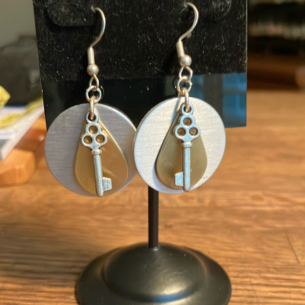 “Key to the Future” Graduation Earrings